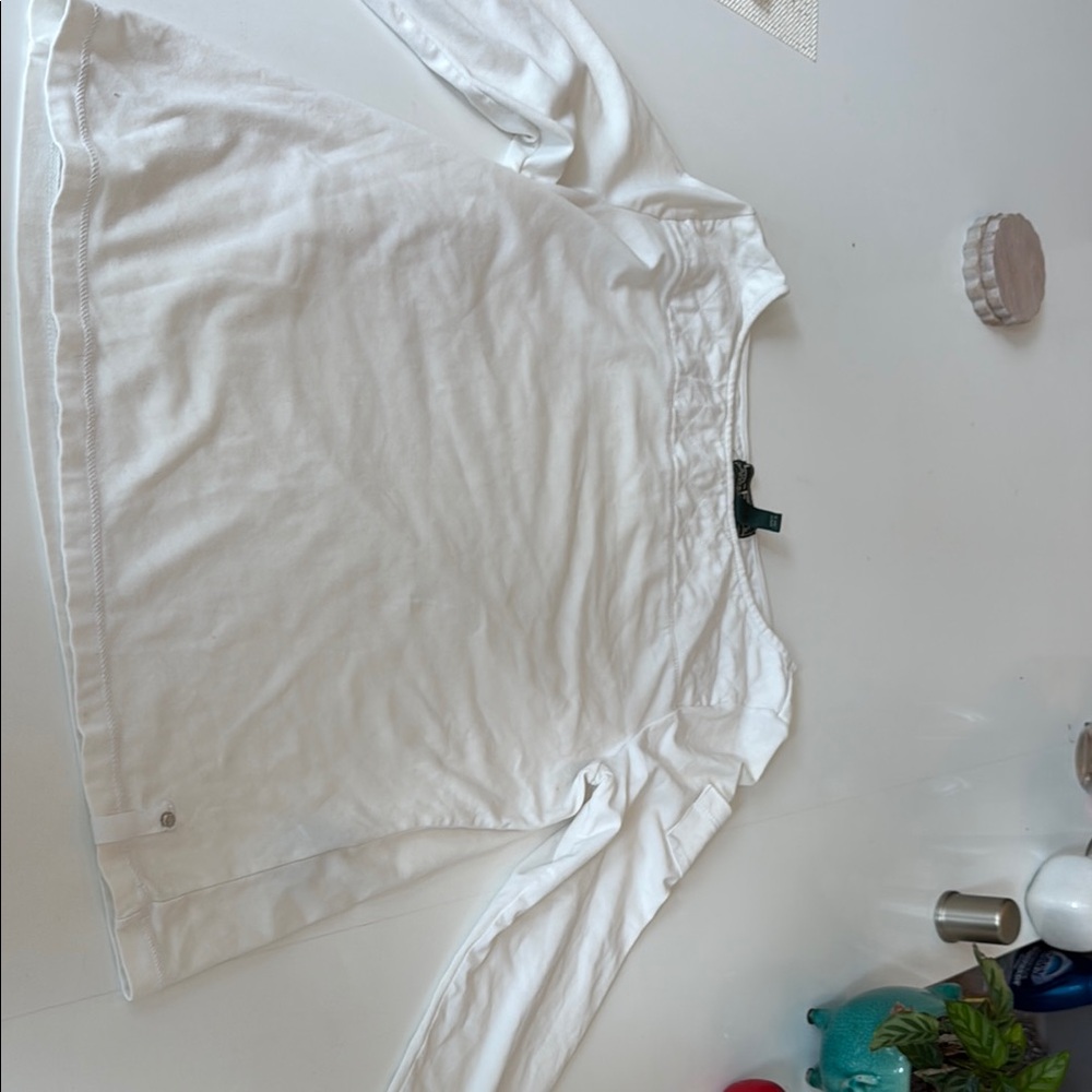 White Long Sleeve Top
